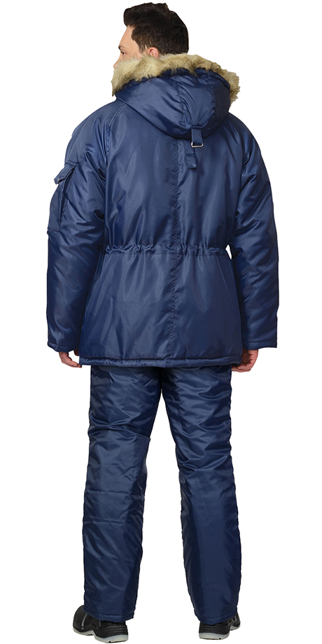Костюм "Аляска" зимний с курткой и брюками, синий