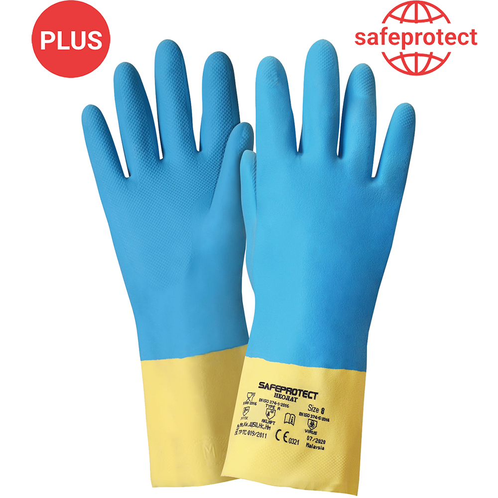 Перчатки Safeprotect НЕОЛАТ (неопрен+латекс, хлопк.слой, дл.320мм)